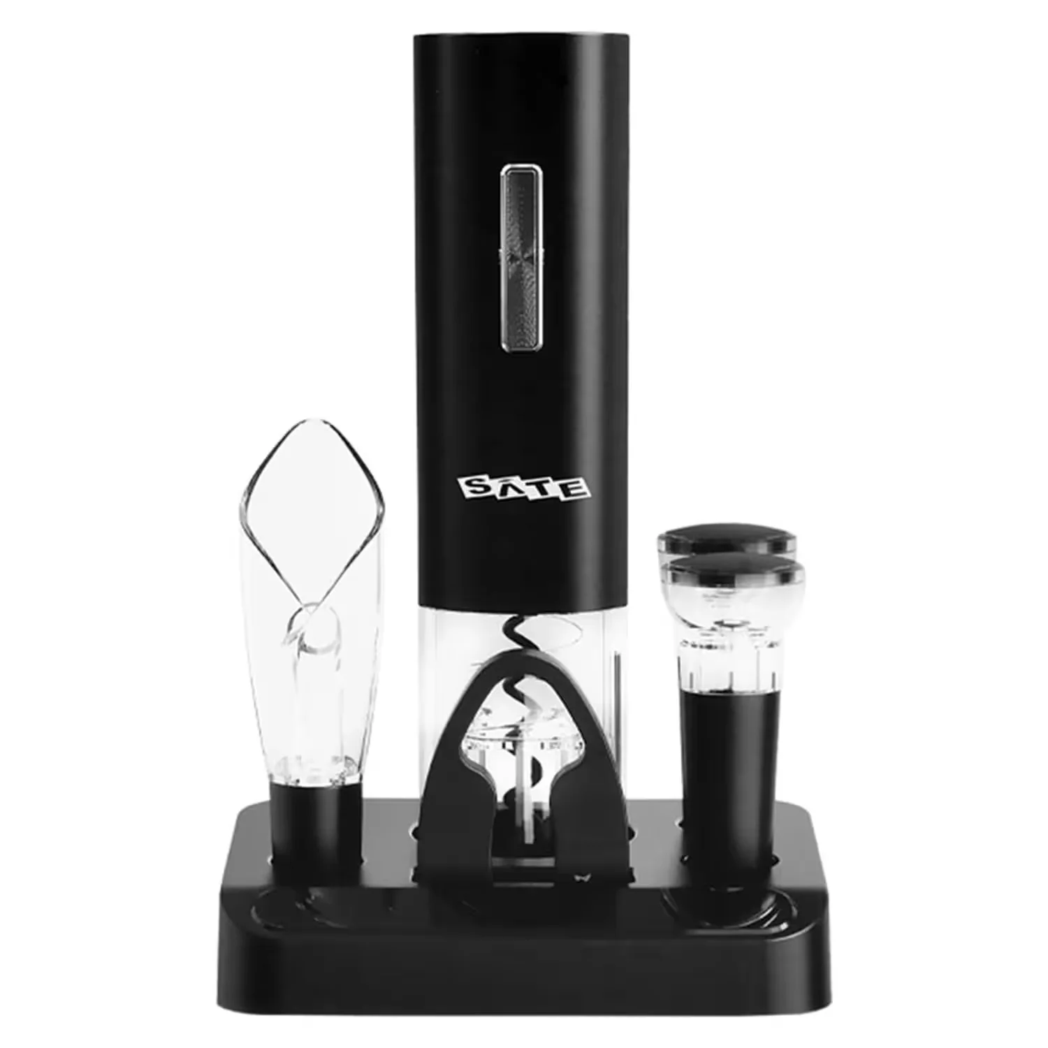 Abridor de Vinho Elétrico Satellite A-WP011 - Preto