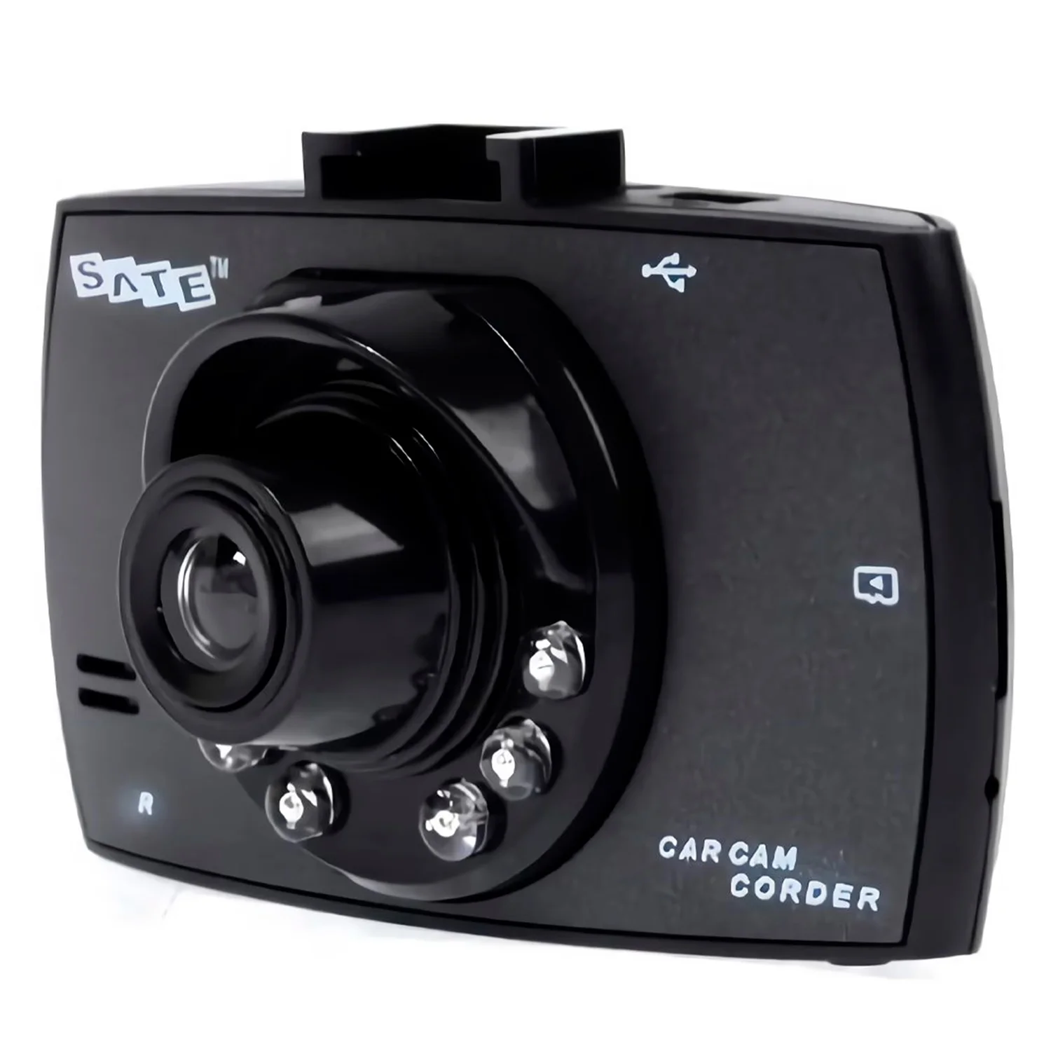 Câmera para Carro Satellite A-DVR021 Tela 2.4" HD Micro USB - Preto