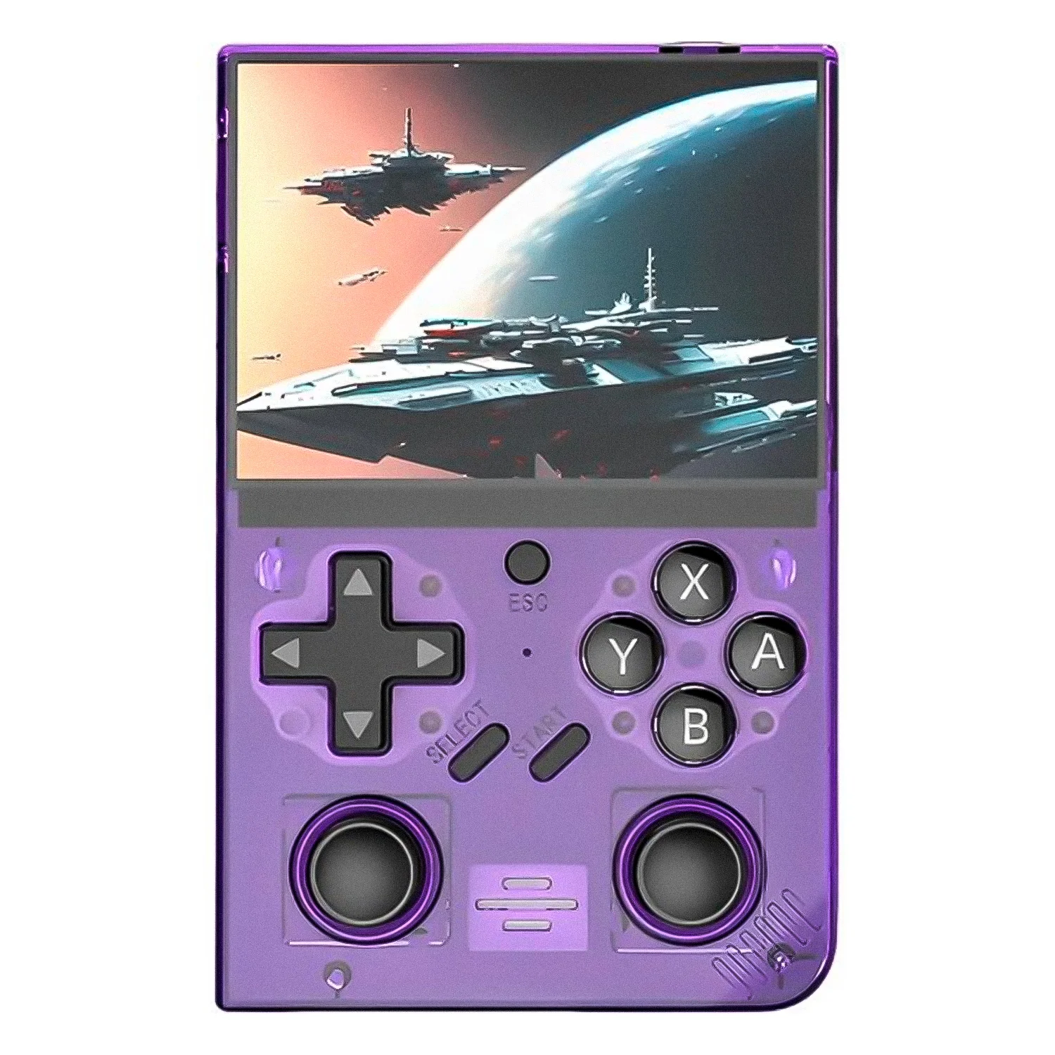 Console Portátil D-R35PLUS 64GB Tela 3.5" - Roxo Transparente