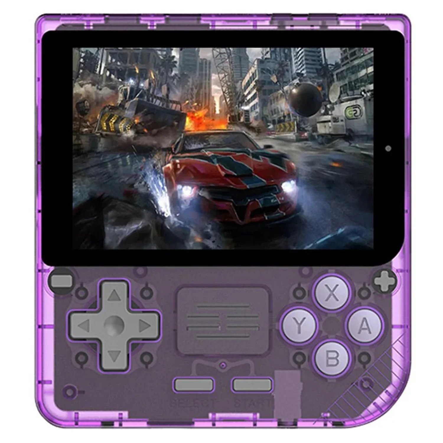 Console Portátil Powkiddy V10 64GB Tela 3.5" - Roxo