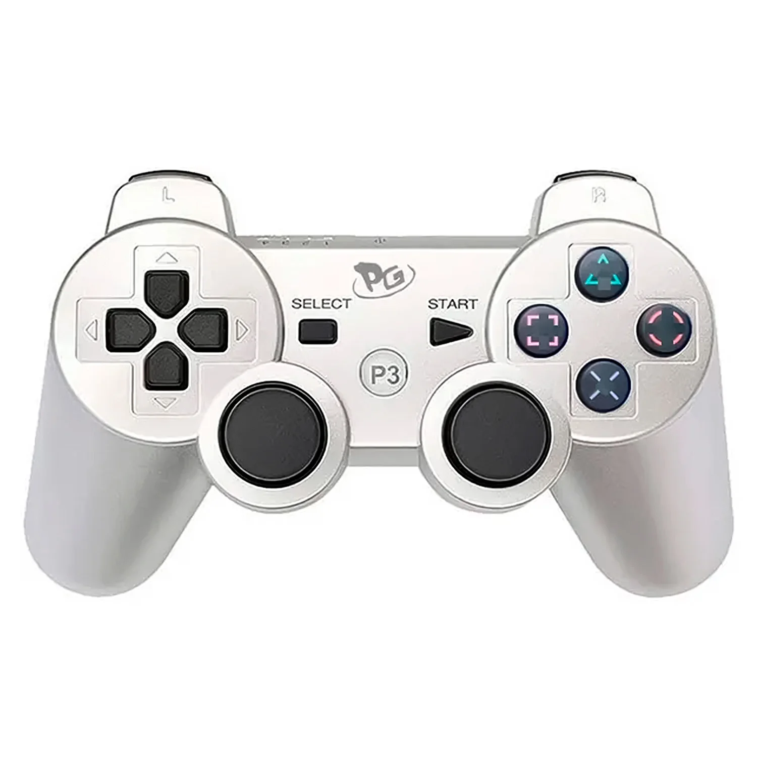 Controle Play Game Dualshock para PS3 Wireless - Prata