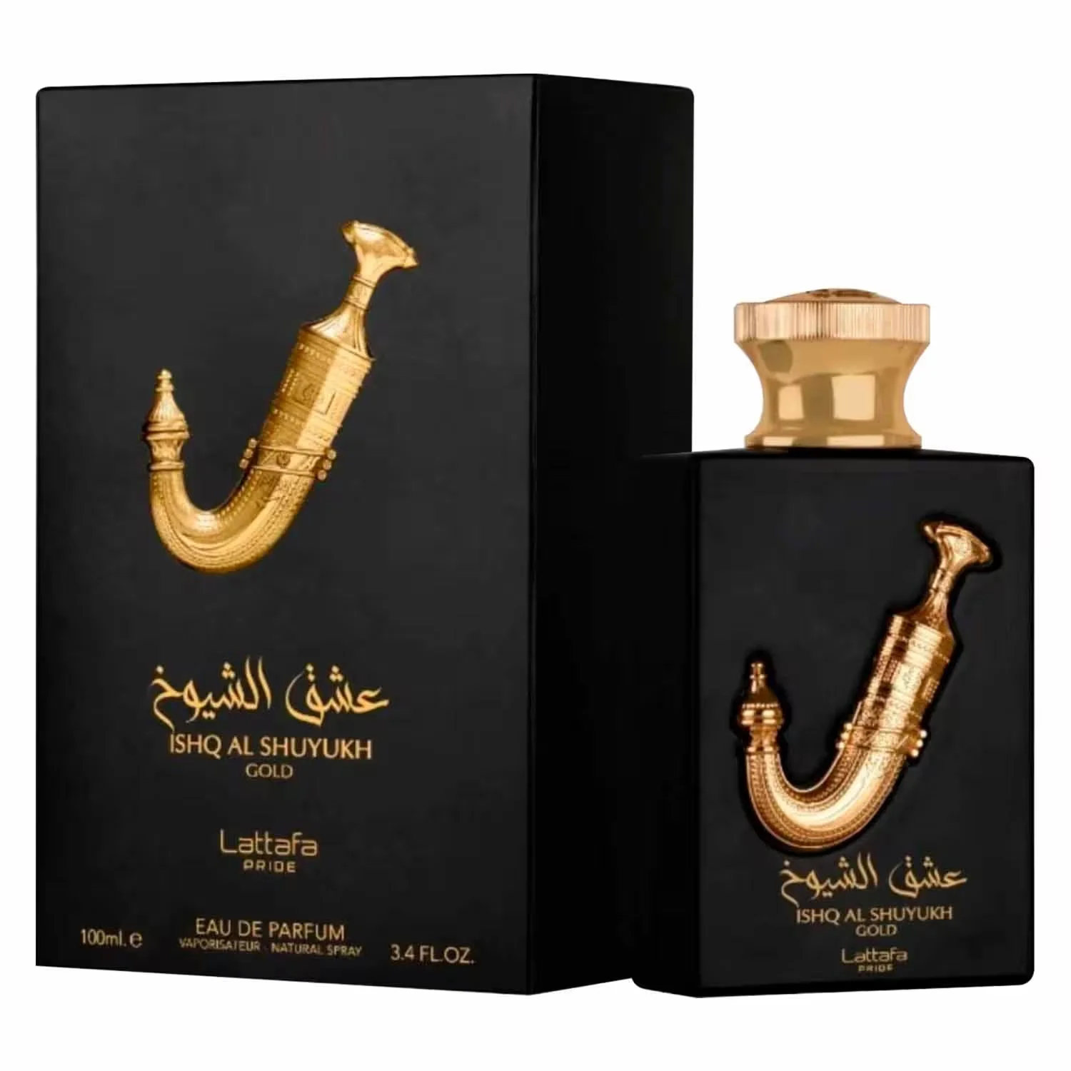Perfume Lattafa Ishq Al Shuyukh Gold Eau de Parfum Unissex 100ml