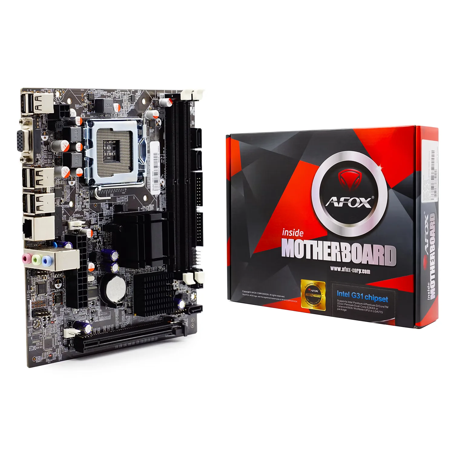 Placa Mãe Afox IG31-MA6 DDR2 Socket LGA 775 Chipset Intel G31
Micro ATX