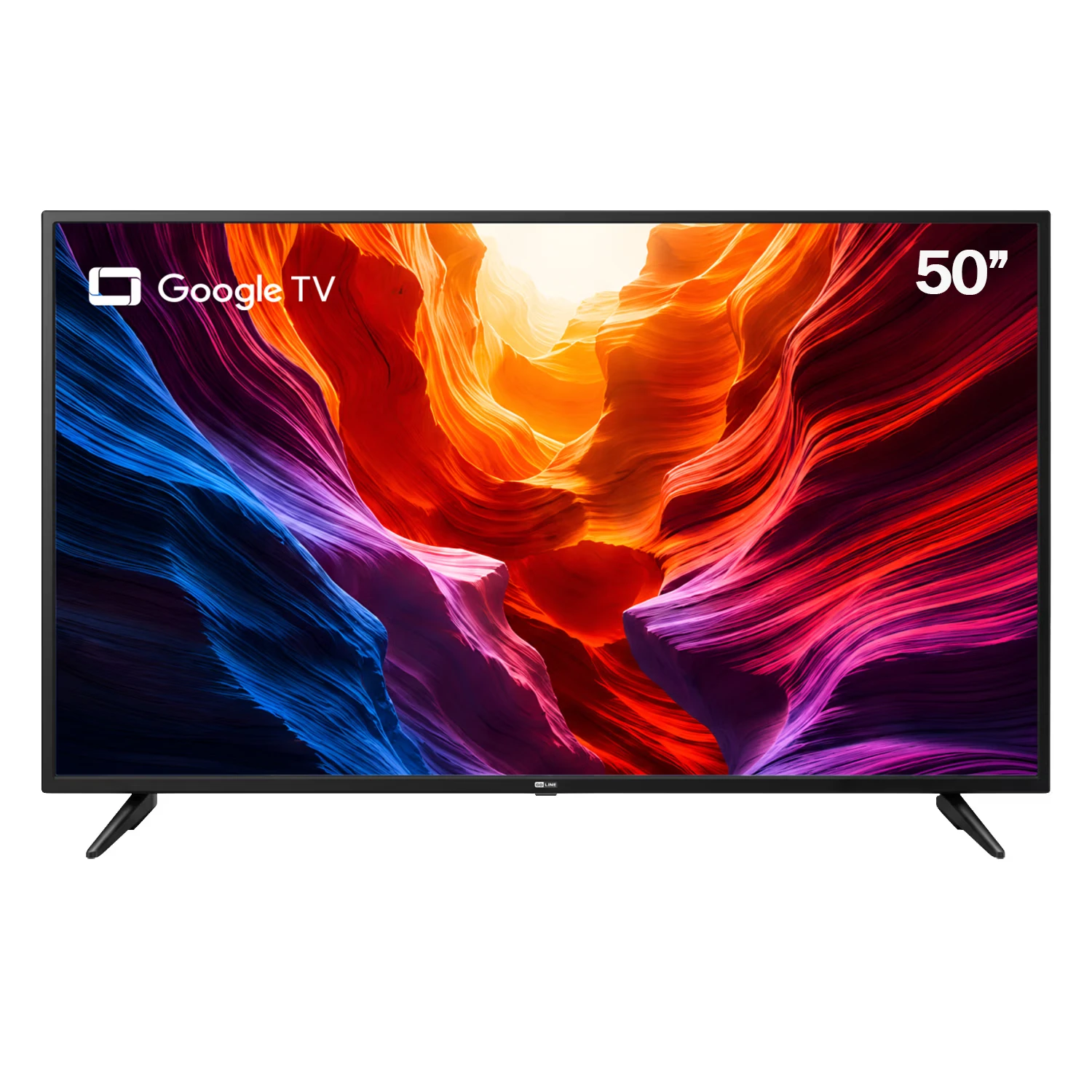 Smart TV Goline GLTV50-G-UHD 50" 4K Ultra HD Google TV WiFi - Preto