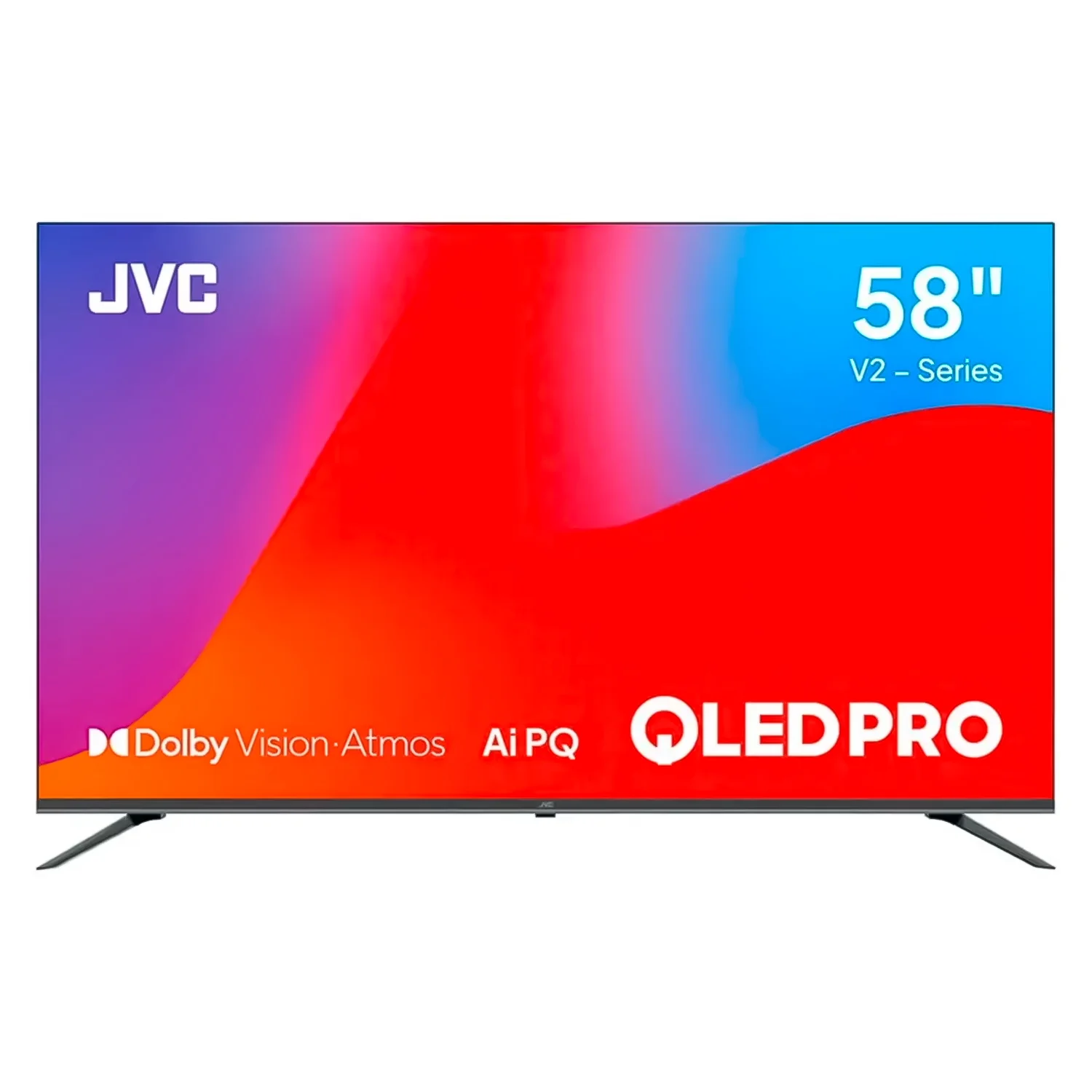 Smart TV JVC 58KM858 58" 4K Ultra HD Google TV - Preto