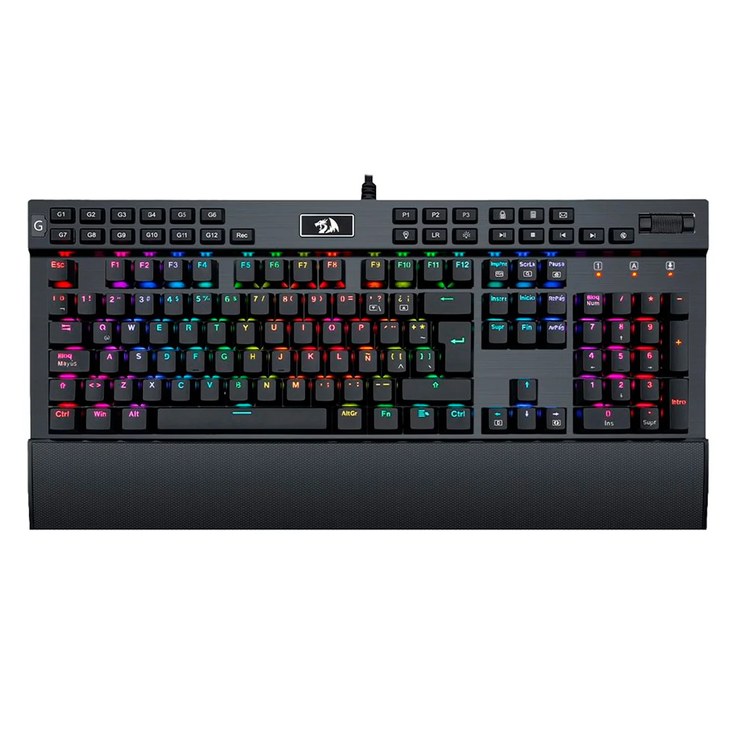 Teclado Gamer Redragon Yama K550-1 RGB USB - Preto