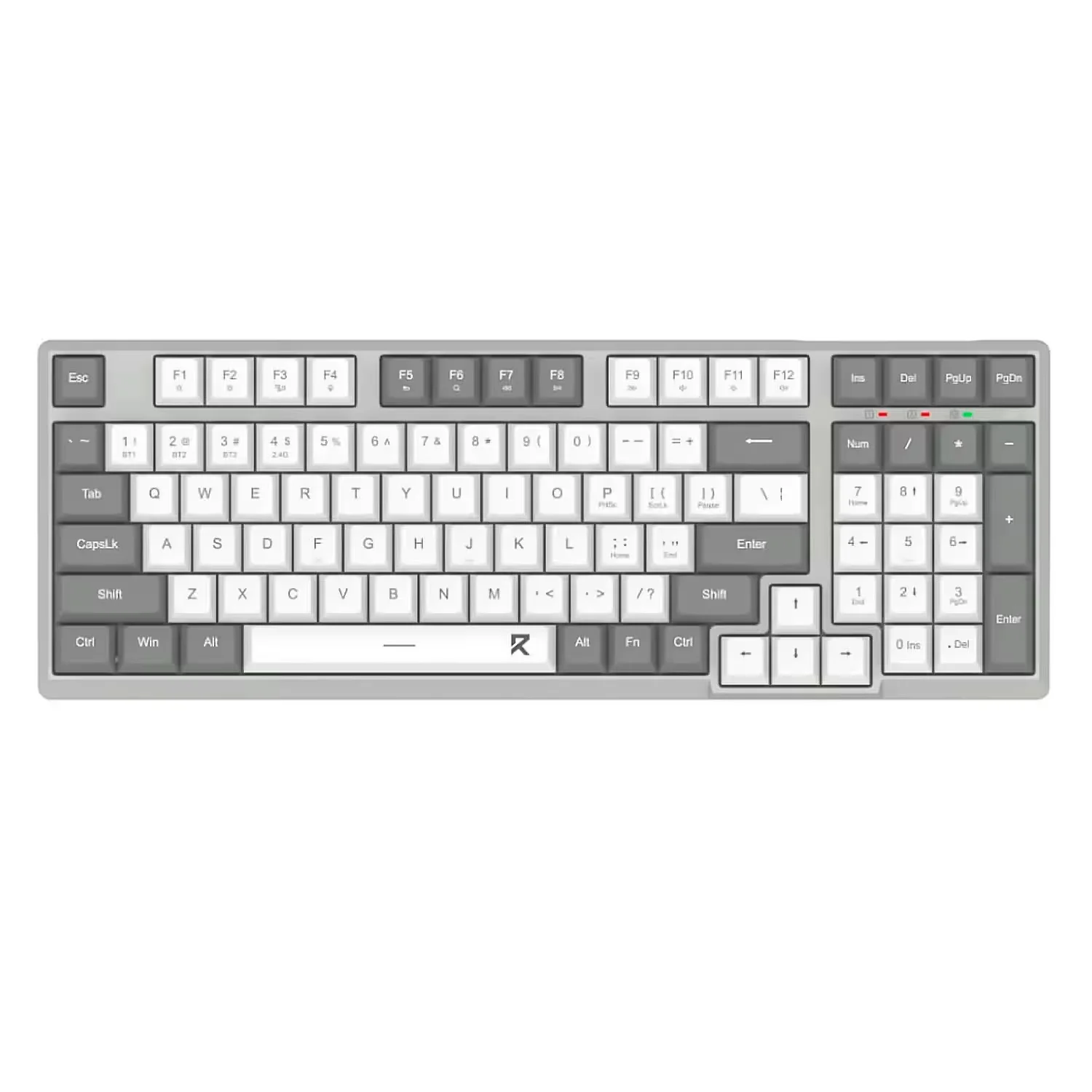 Teclado Redragon BK-7113 USB Sem Fio - Cinza
